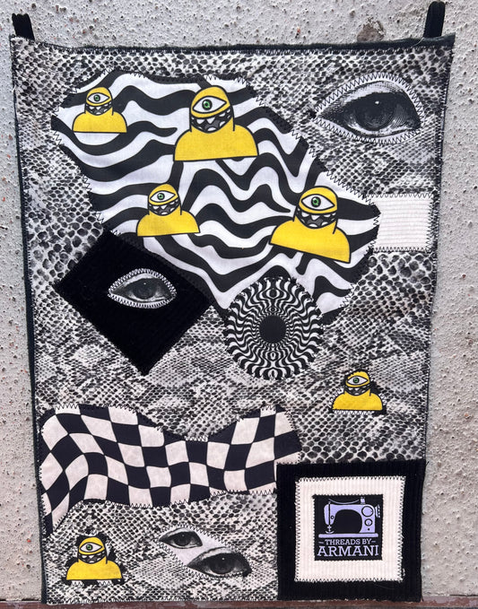 Cyclops Fabric Collage